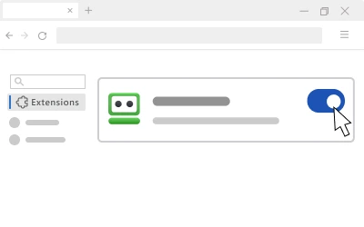 Enable RoboForm Extension in the Edge browser.