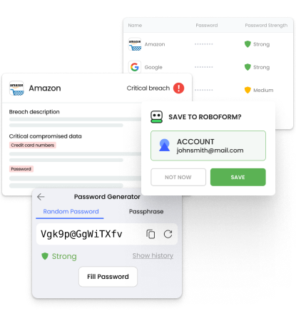 Password manager across multiple devices and platforms