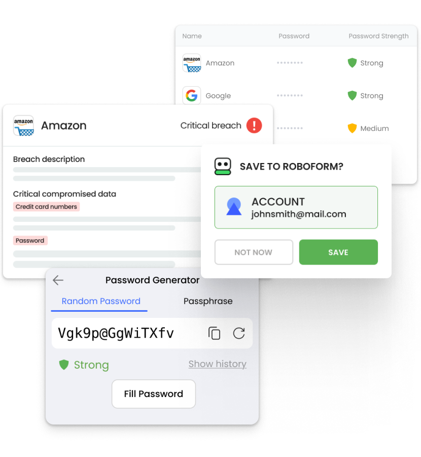 Password manager across multiple devices and platforms