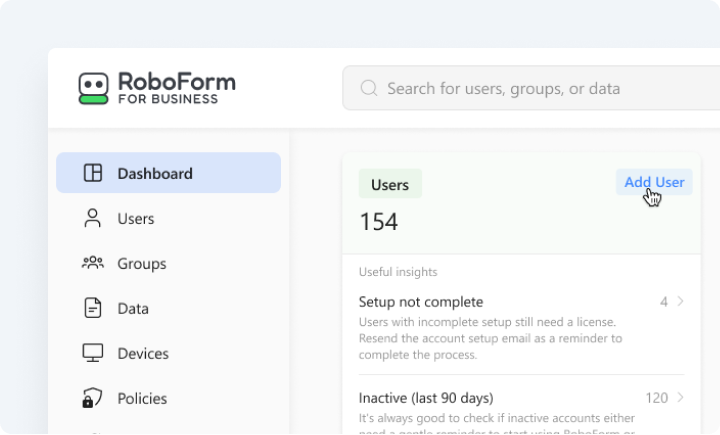 RoboForm Feature: Automated onboarding